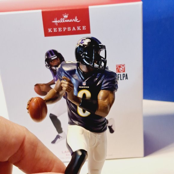 Hallmark Lamar Jackson Baltimore Ravens NFL Keepsake Ornament 2023 - Picture 1 of 9
